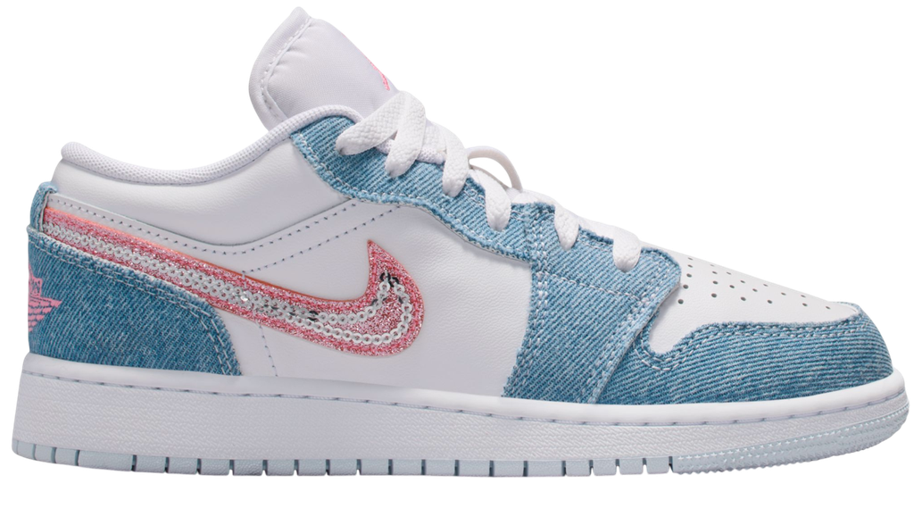 Air Jordan Low SE Sneaker Kids Bleu