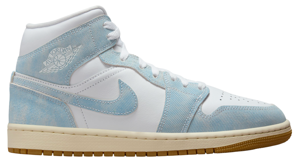 Air Jordan 1 Mid Sneaker Women Bleu