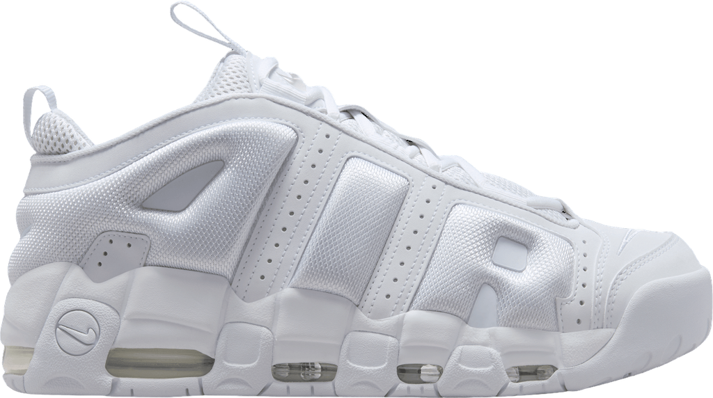 Air More Uptempo Low Sneaker Blanc