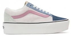 UA Vans Pig Suede Old Skool Stackform Blanc